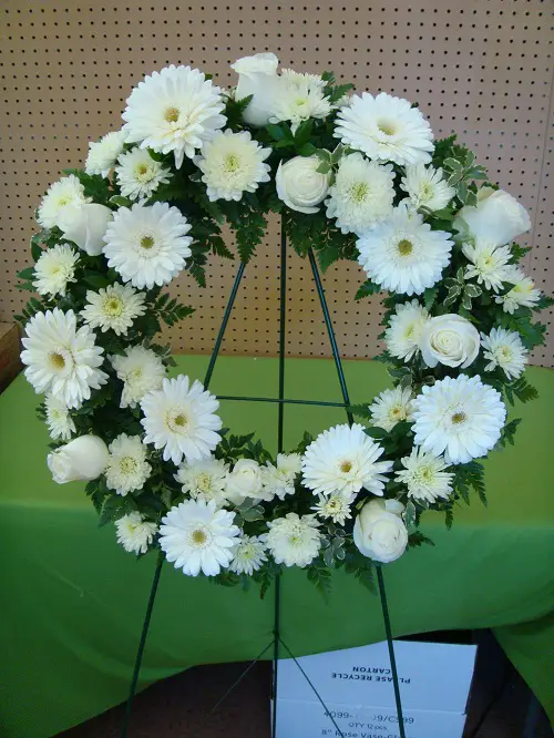 White Flowers For Funeral