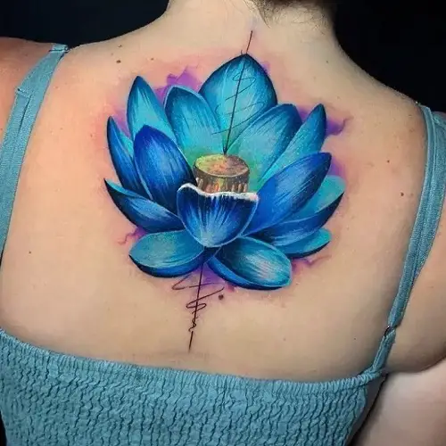 Blue Lotus Flower Tattoo Meaning 5