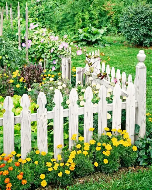 backyard Picket Fences