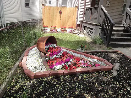  Whiskey Barrel Tumbling Planter