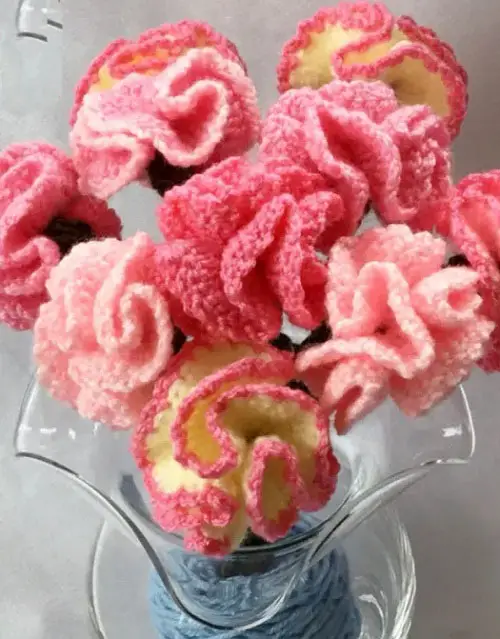 Crochet Flower Pattern Carnation