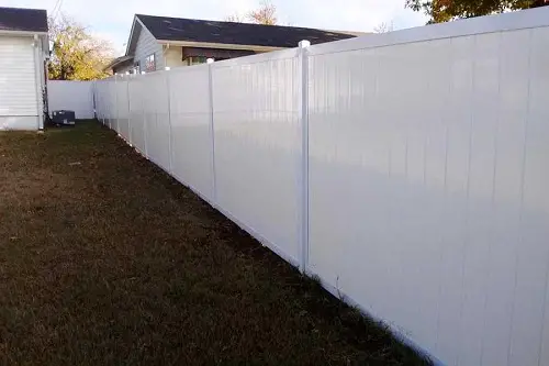 Tall White Fence