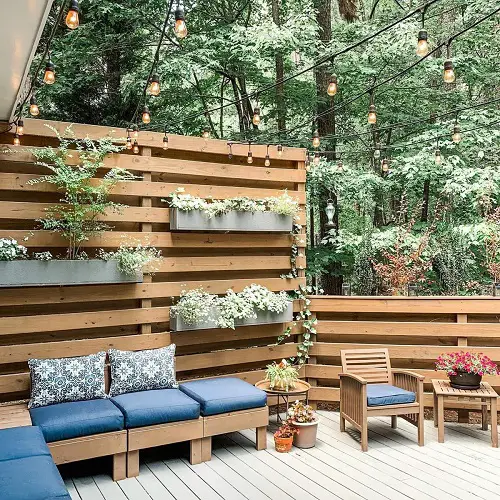 Fence with a Vertical Garden
