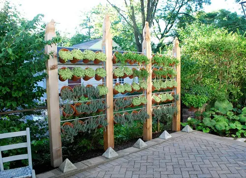 Hanging Pot Privacy Fence