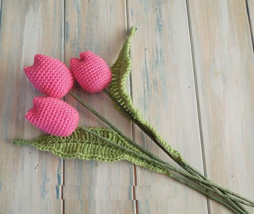Spring Tulips crochet ideas