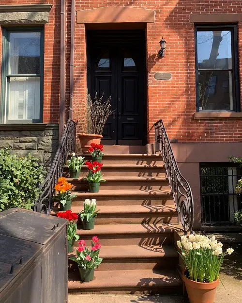 An Elegant Entrance with Floral Accents
