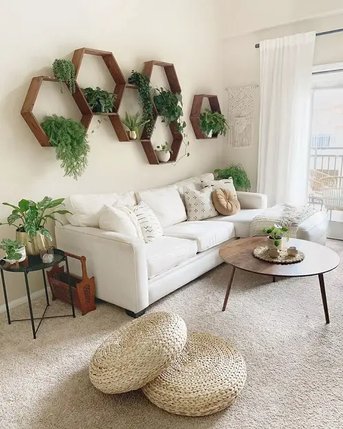 Amazing Wall Behind Sofa Decor Ideas 2