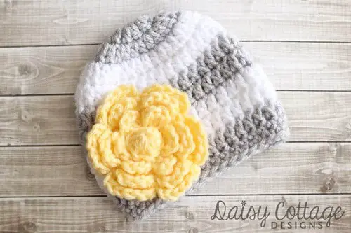 Crochet Flower Hat