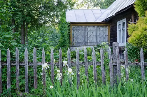 Rustic Picket Fence