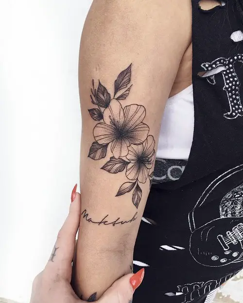 A Pair of Hibiscus Blooms tattoo
