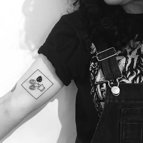Lush Potted Monstera Tattoo