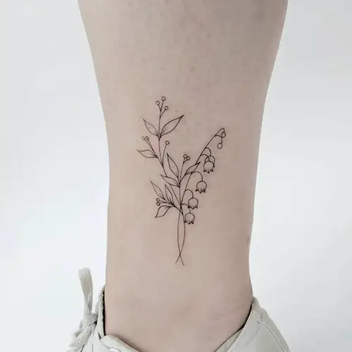Lily of the Valley Tattoo Ideas