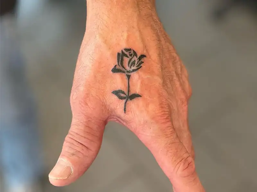 Tribal Rose Tattoo