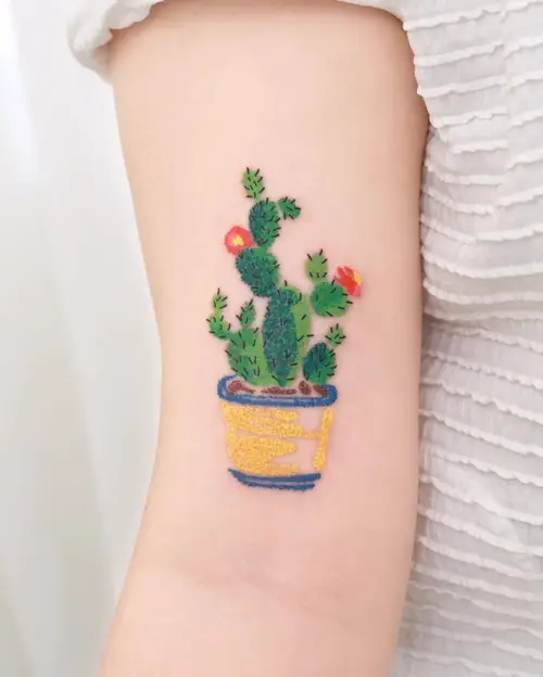 No Outline Tattoo Idea