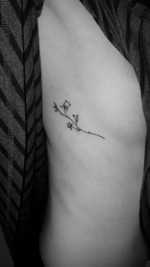Feminine Lily of the Valley Tattoo 37