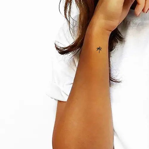 Small Palm Tree tattoo