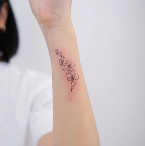 Delicate Orchid Ink
