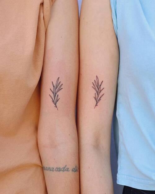 Matching Couple Tattoo
