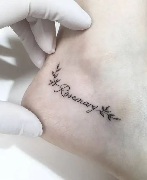 “Rosemary” on the Ankle