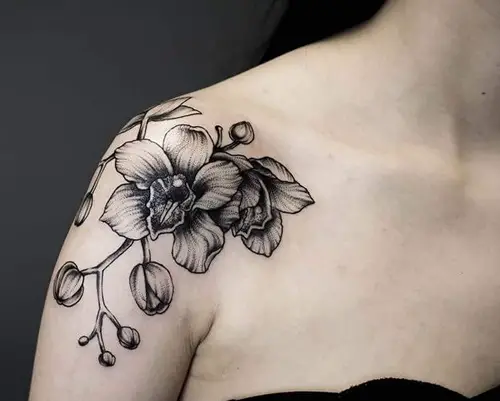 Grain-style Orchid Ink
