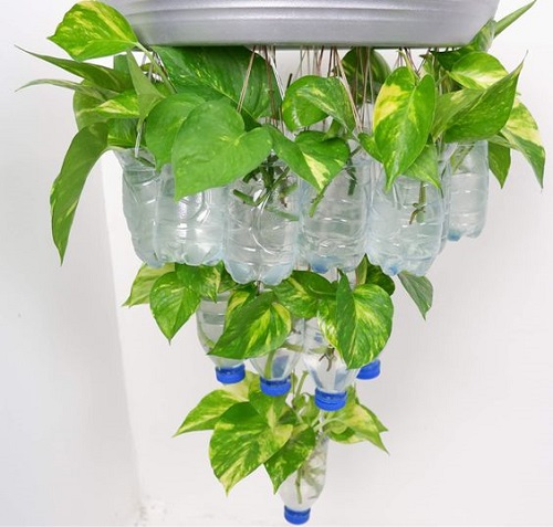 DIY Plastic Bottle Chandelier