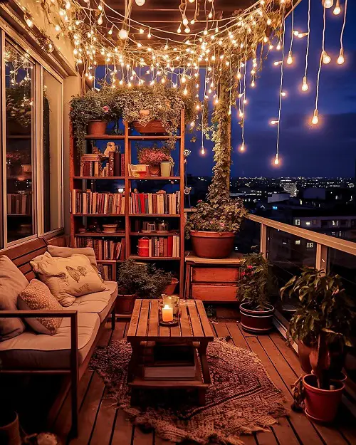 alcony Lighting Idea for Readers