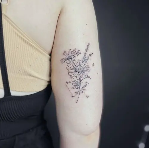Creative April Birth Flower Art
