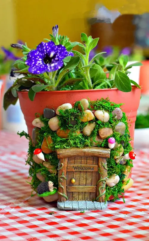 Diy Small Fairy House Pot