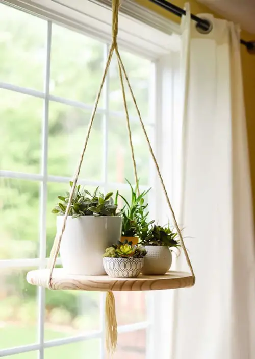 diy Floating Shelf Plant Stand