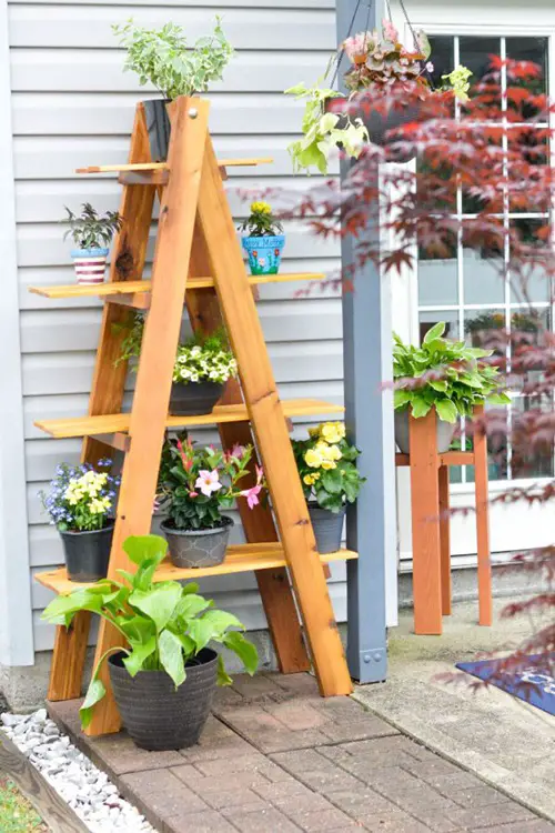 diy Metal Basket Plant Stand