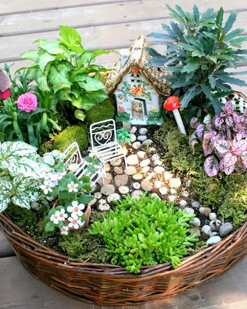 DIY Tabletop Indoor Fun Fairy Garden