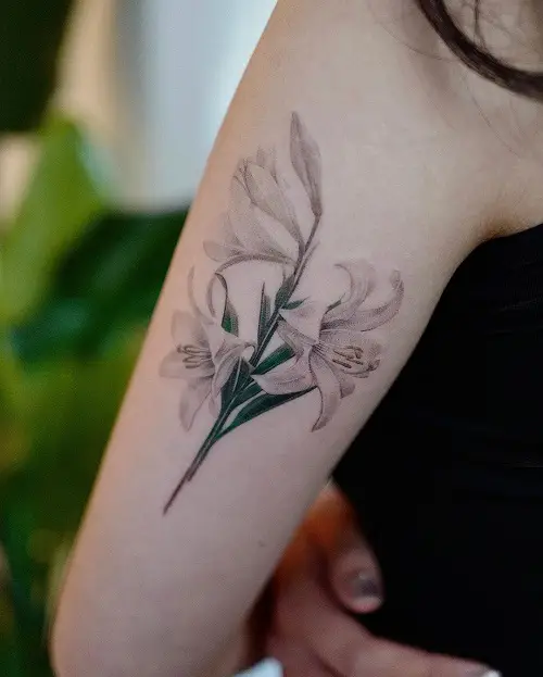 Flowers on hand
