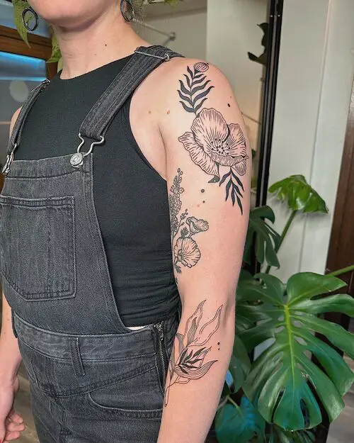 Poppy Shoulder Ink
