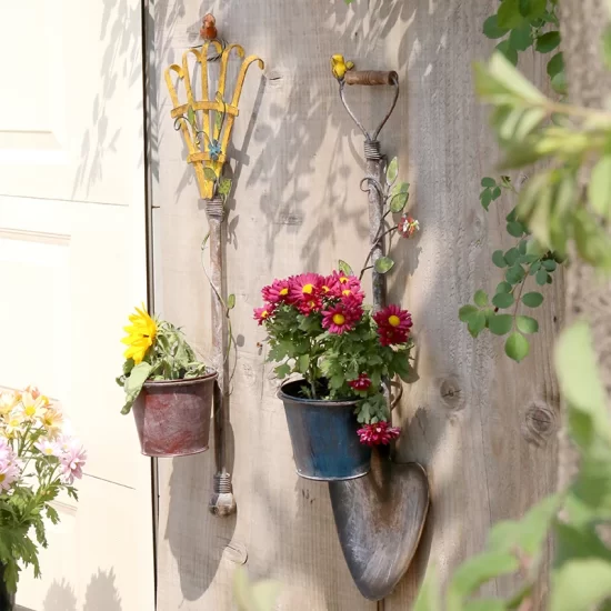 vertical Garden Tools Planter with Buckets/Pots