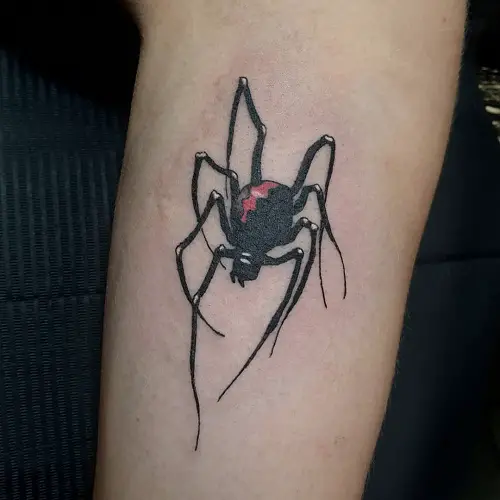 Classic Black Widow Ink Tattoo