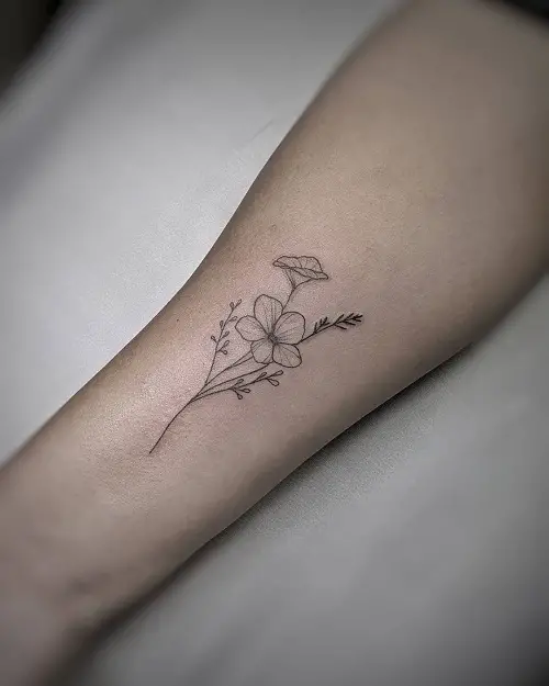 Small Flower Tattoo Dainty Flowers