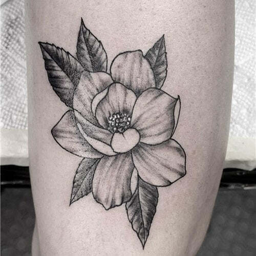 Magnolia Bloom tattoo