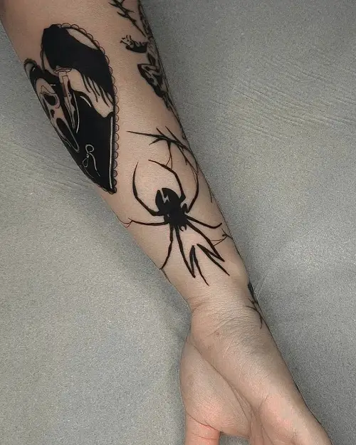 Wrist Ink Idea with Spider