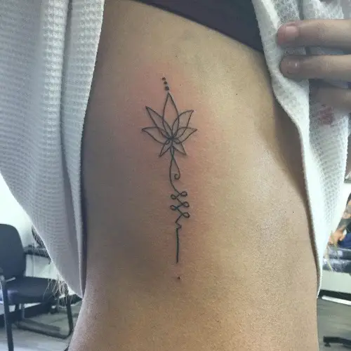 Small Side Body Tattoo