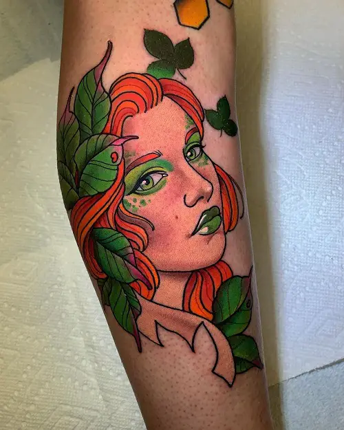 Poison Ivy Tattoo from Batman