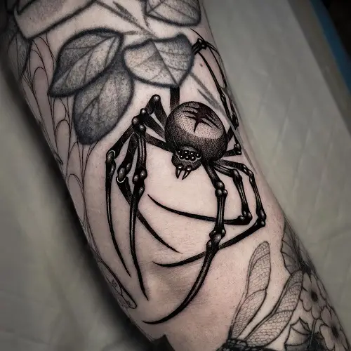 Creepy Spider Body Art