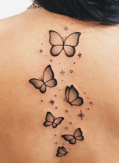 Butterflies on the Back