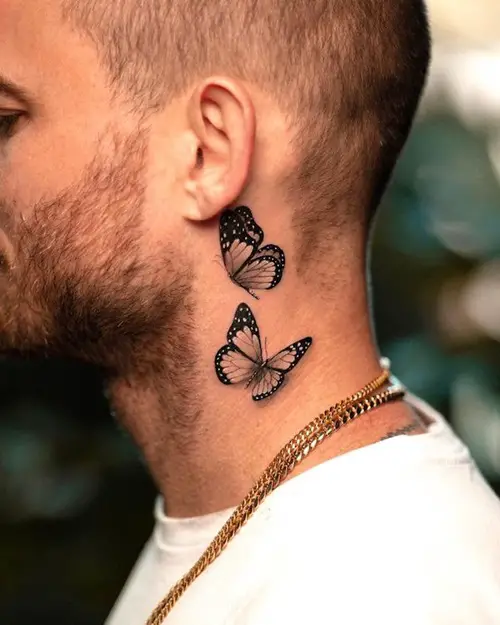 Butterfly Tattoo Men