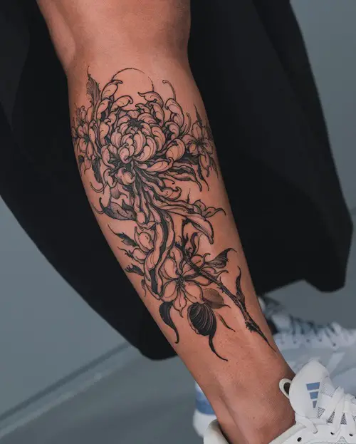 Chrysanthemum November Birth Flower for Men