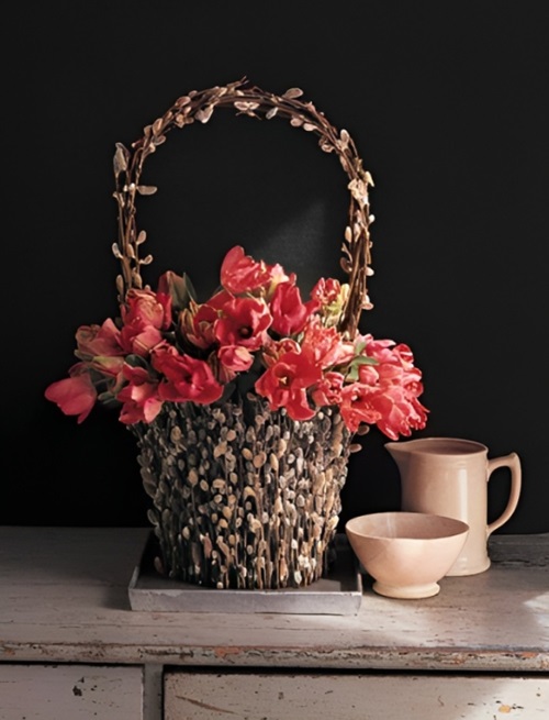 Use them to Make a Simple Hanging Basket