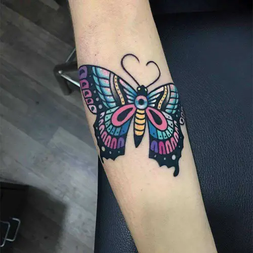 Multicolor Butterfly Ink