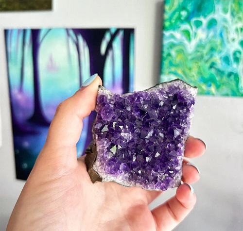  Place an Amethyst or Other Crystals Under Your Pillow 