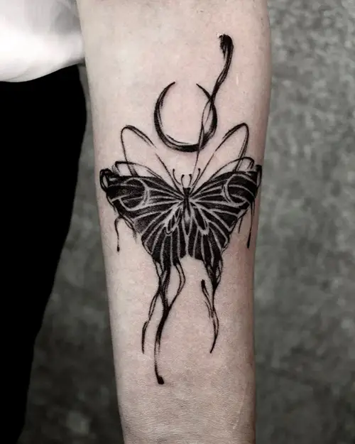 Spooky Dark Butterfly Idea