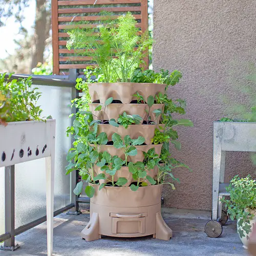 Vertical Plant Tower Idea