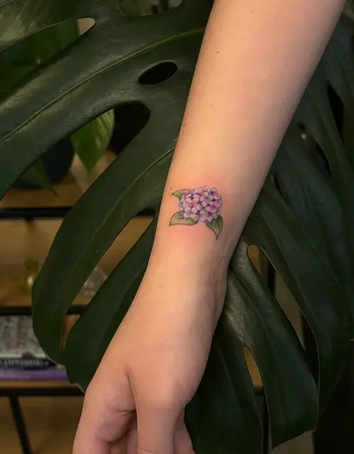 Hydrangea Tattoo Ideas